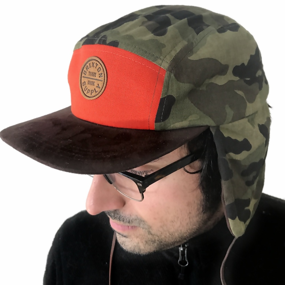 Brixton Supply Camo Hat Ear Flaps OS